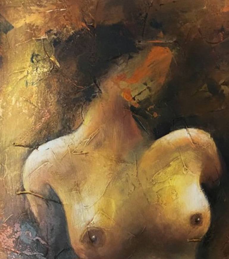 Original Realism Women Painting by Zoriana Pavlyshyn