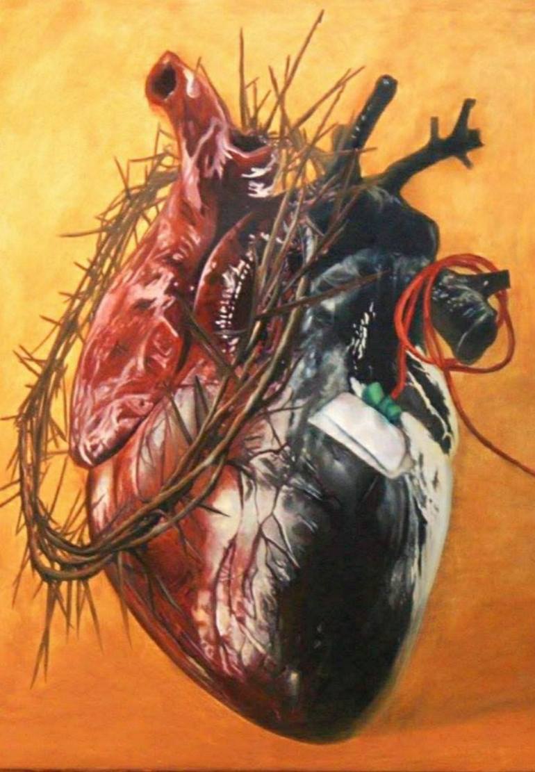 Original Modernism Abstract Painting by Zoriana Pavlyshyn