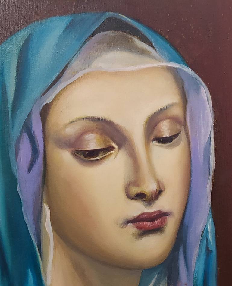 Original Realism Women Painting by Zoriana Pavlyshyn