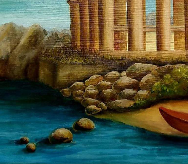 Original Realism Landscape Painting by Zoriana Pavlyshyn