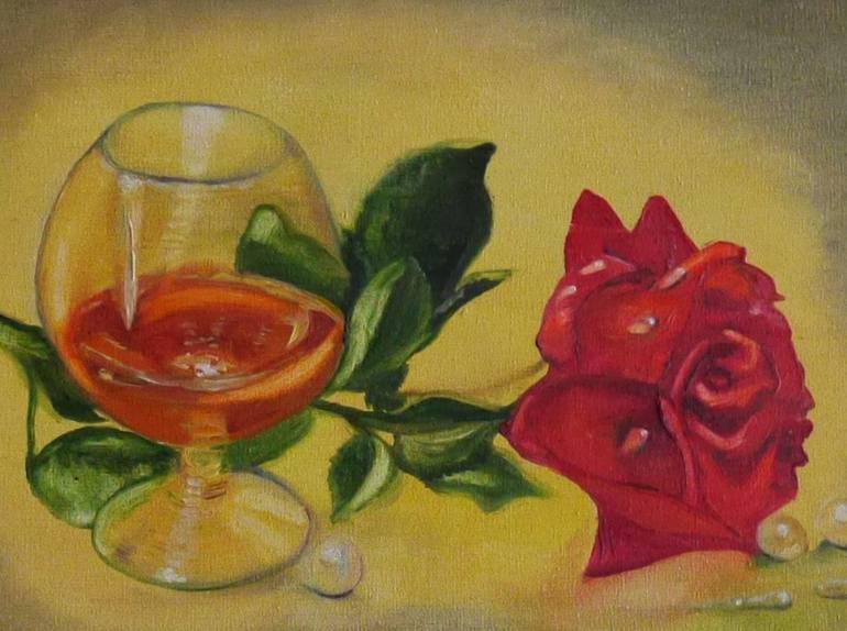Original Modernism Still Life Painting by Zoriana Pavlyshyn