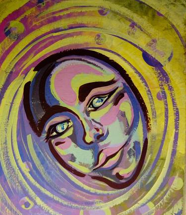 Original Contemporary Fantasy Printmaking by Anastasia Martinets