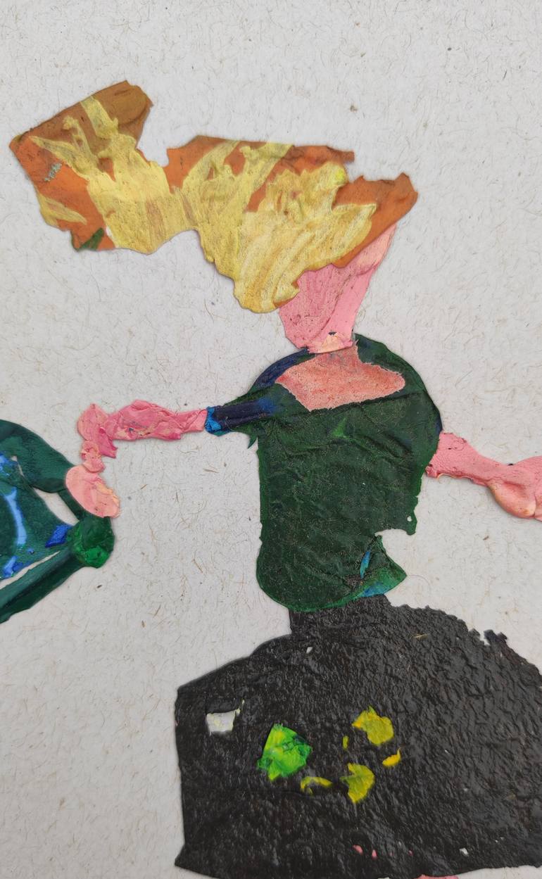 Original Contemporary Body Collage by Kátia Borges