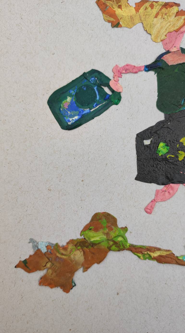 Original Contemporary Body Collage by Kátia Borges