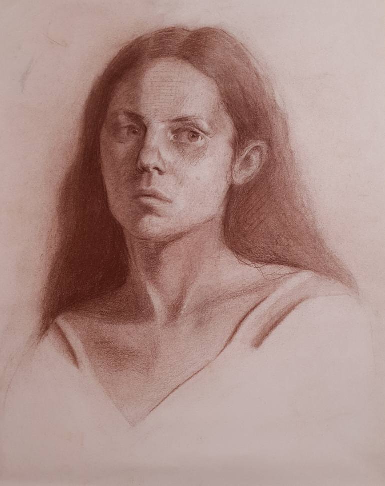 Print of Portraiture Women Drawings by Anastasiia Astapenko