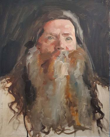 Original Realism Men Paintings by Anastasiia Astapenko