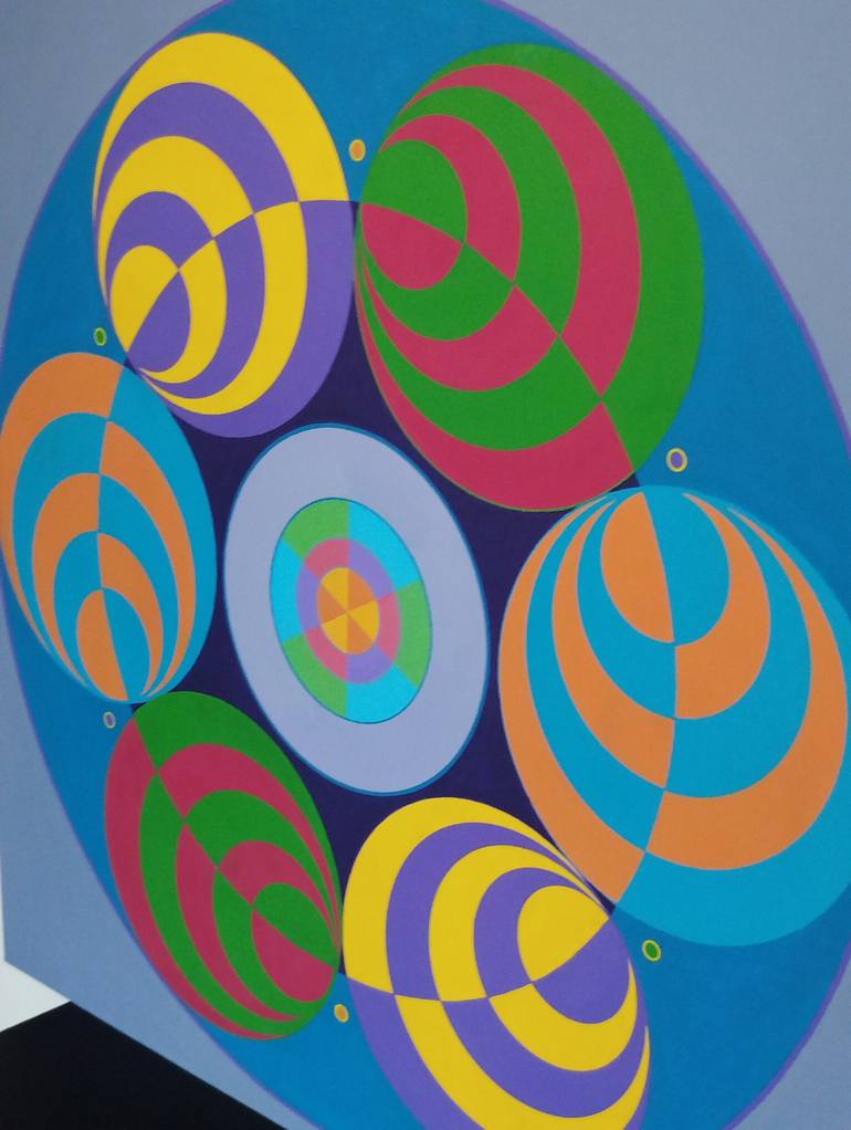 Original Abstract Painting by Paolo Carraro