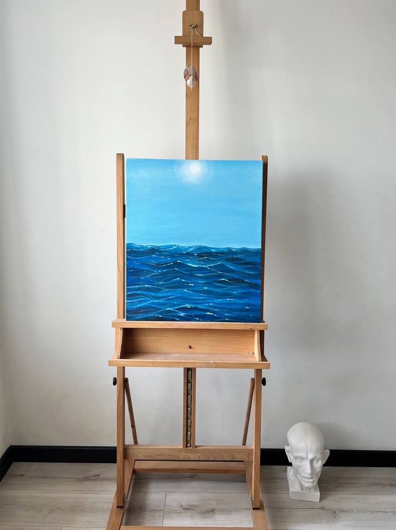 Original Romanticism Seascape Painting by Nina Shumilova