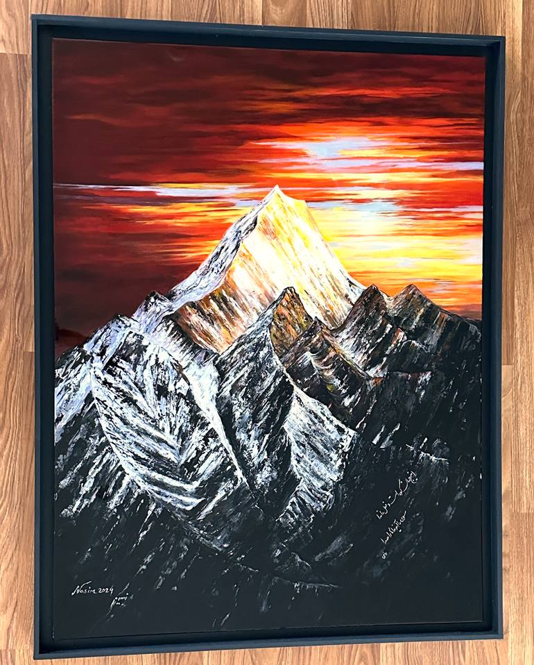 Original Contemporary Nature Painting by Nasim Parsa