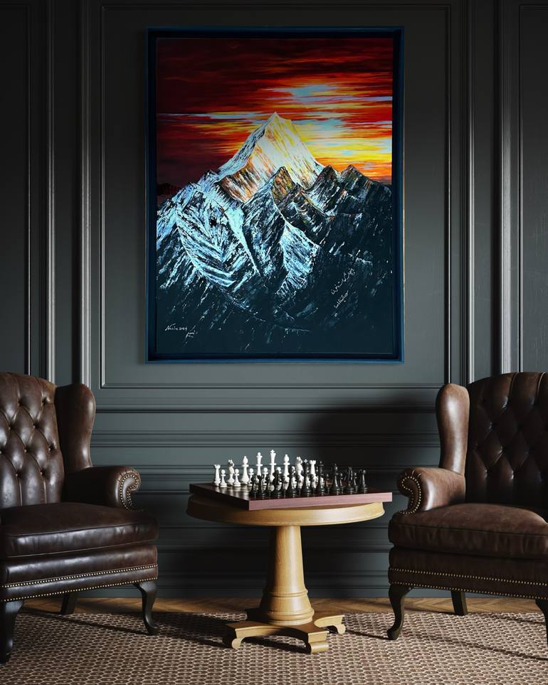 Original Contemporary Nature Painting by Nasim Parsa