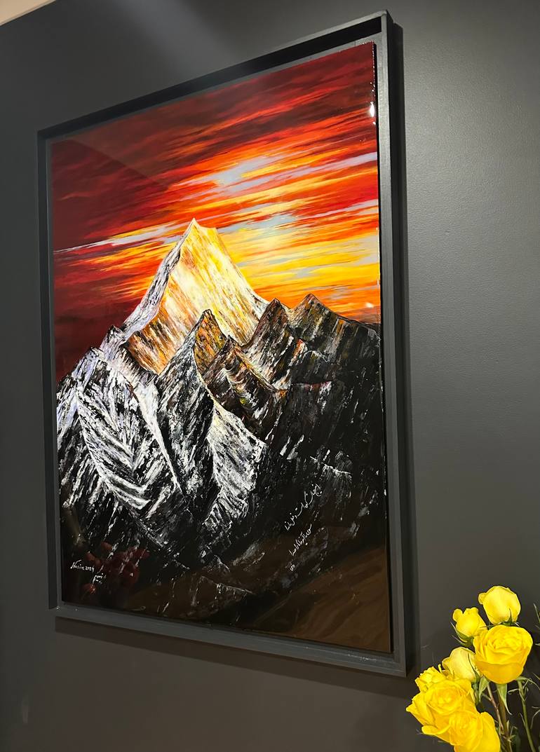 Original Contemporary Nature Painting by Nasim Parsa