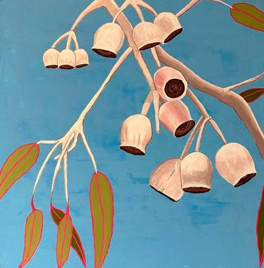 Original Futurism Botanic Paintings by Taisiia Kovalchuk