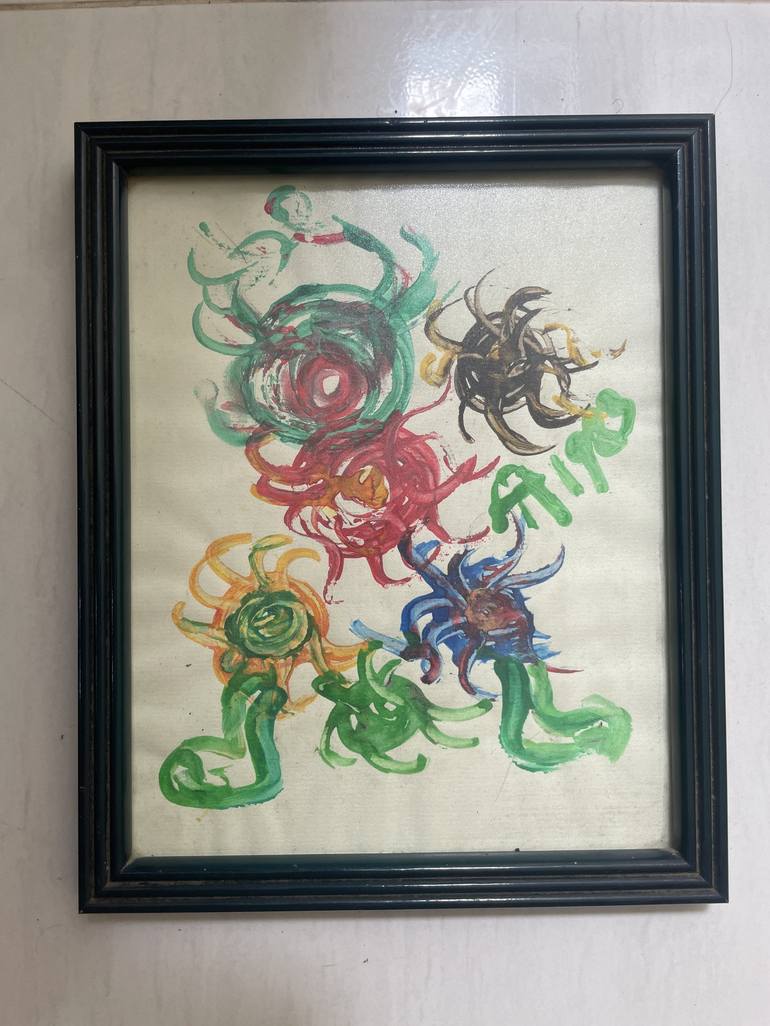 Original Abstract Expressionism Abstract Paintings by Zhahir Basyarewan