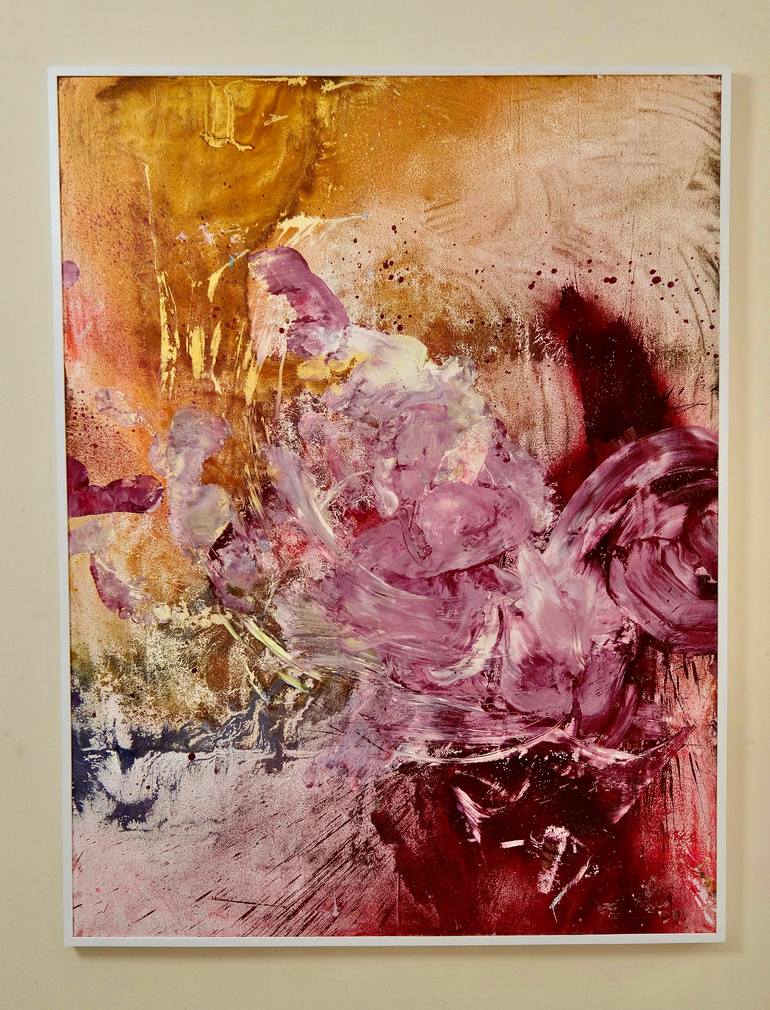 Original Black & White Abstract Painting by Zhahir Basyarewan