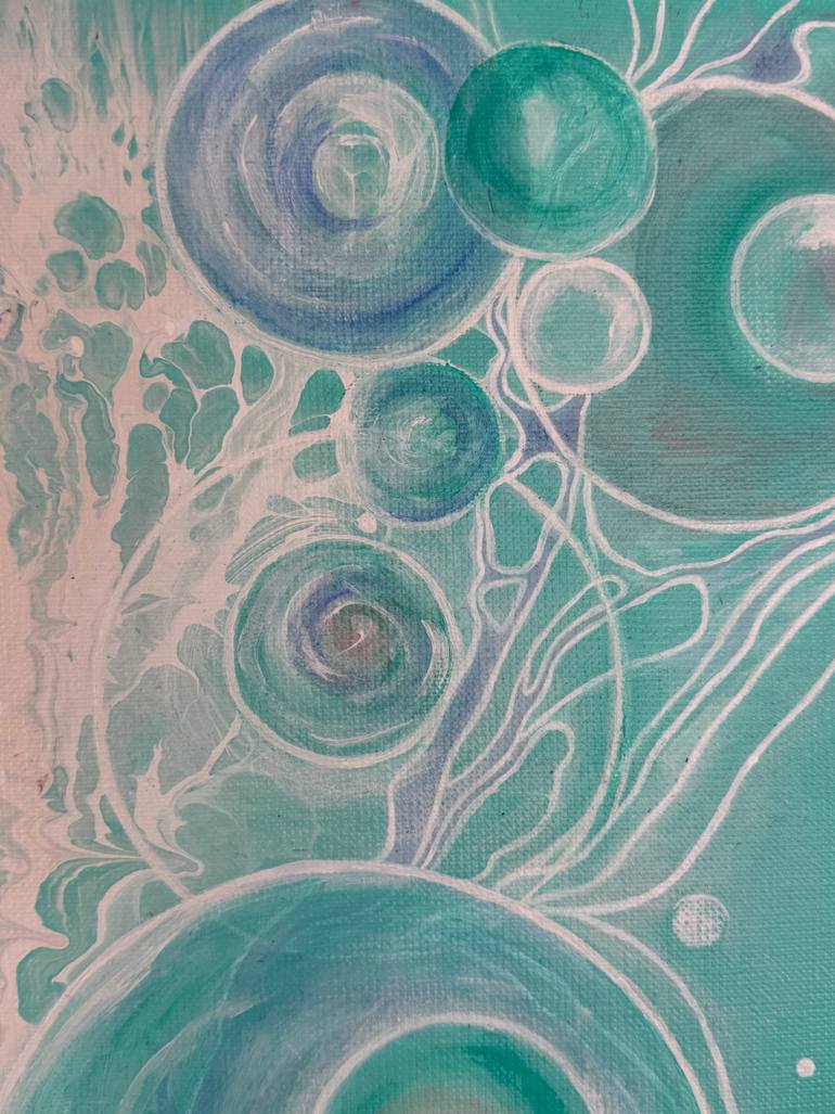Original Geometric Abstract Painting by Ania Chilkiewicz