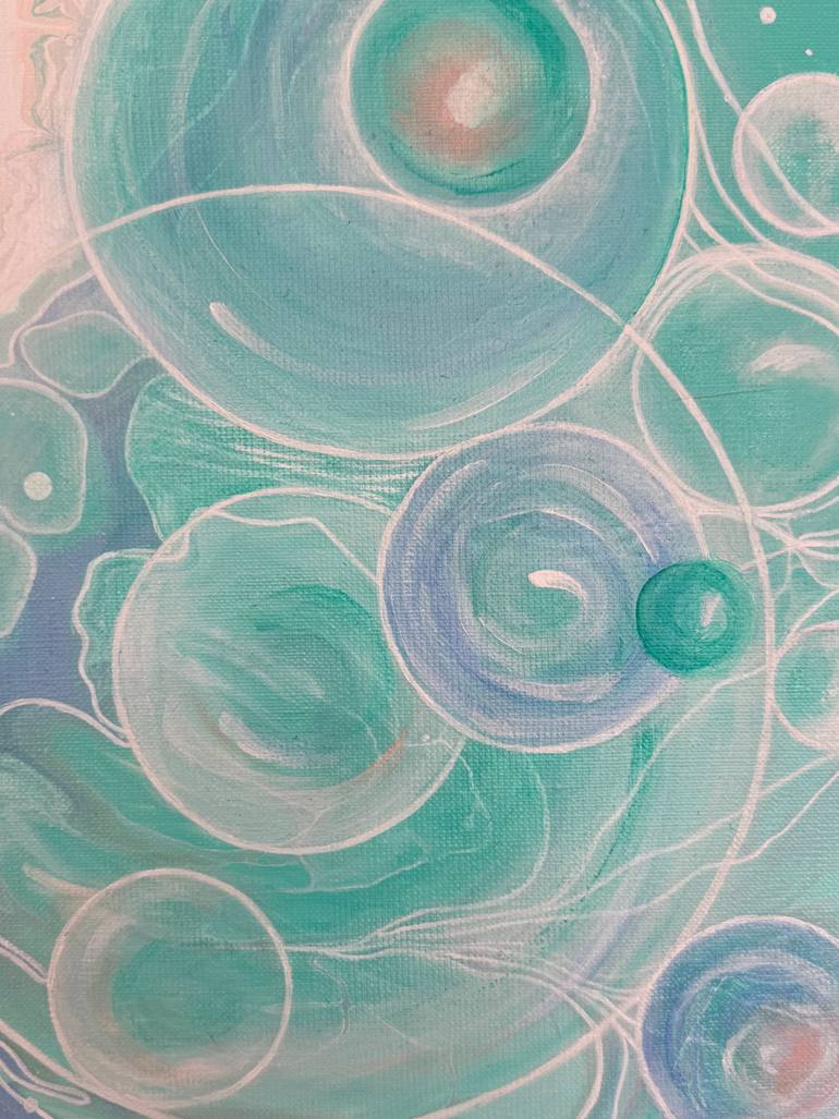 Original Geometric Abstract Painting by Ania Chilkiewicz