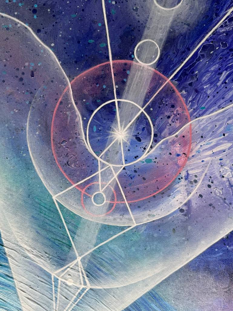 Original Color Field Painting Abstract Painting by Ania Chilkiewicz