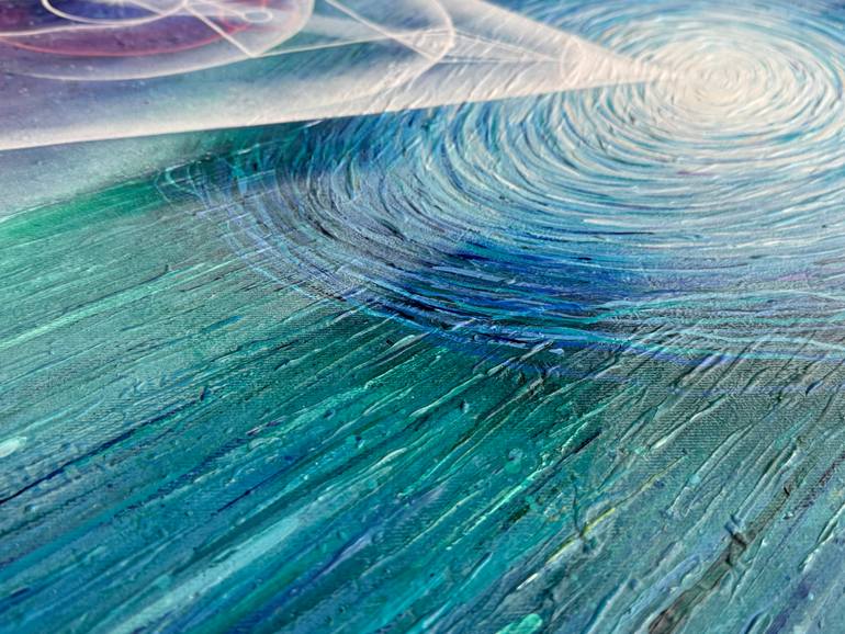 Original Color Field Painting Abstract Painting by Ania Chilkiewicz