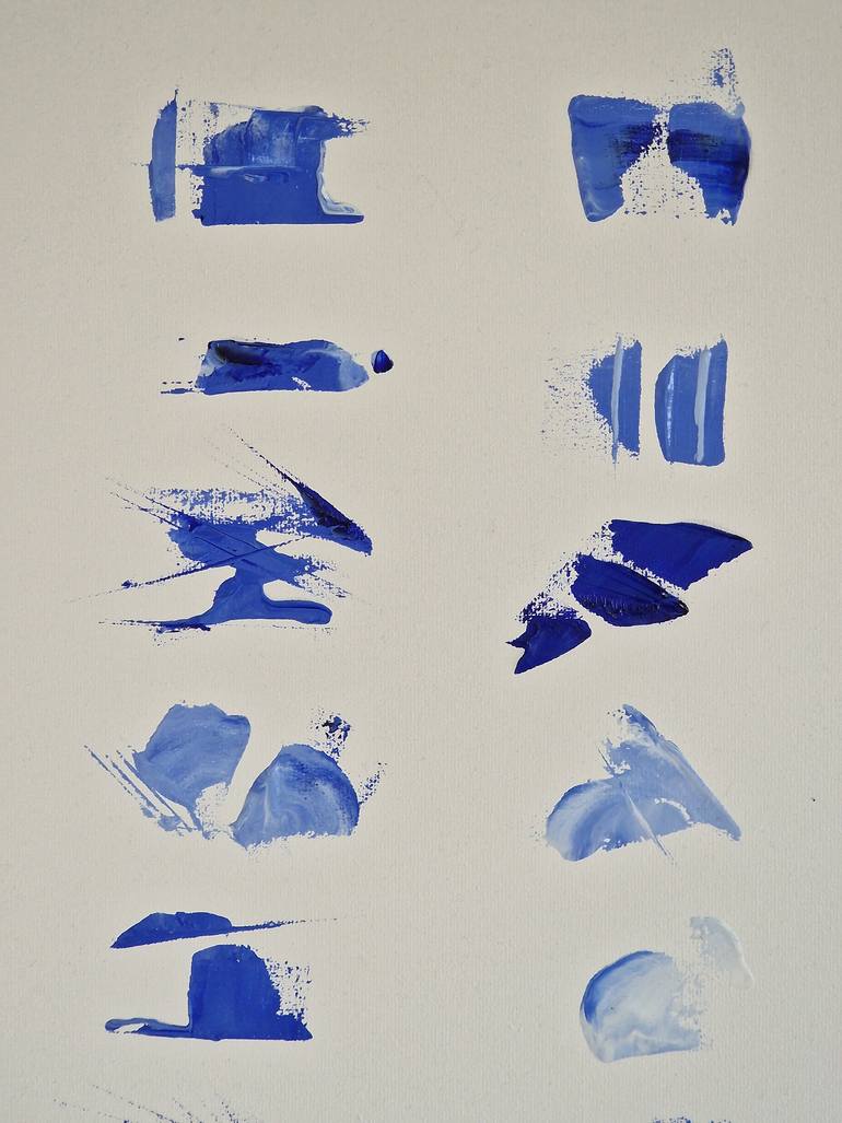 Original Conceptual Abstract Painting by Ina Perutovic