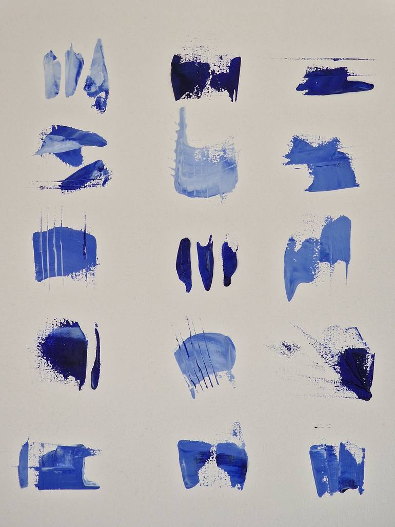 Original Conceptual Abstract Painting by Ina Perutovic