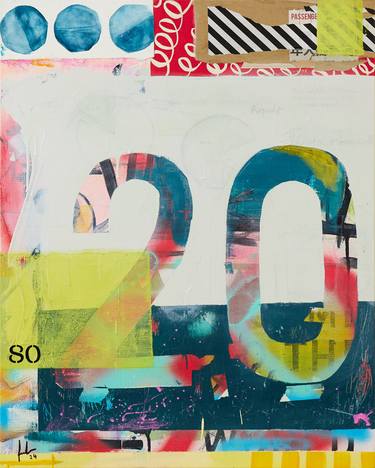 Original Abstract Expressionism Abstract Paintings by Francesca Laude