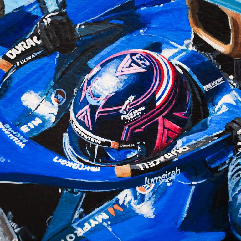 Original Abstract Sports Painting by James Stevens