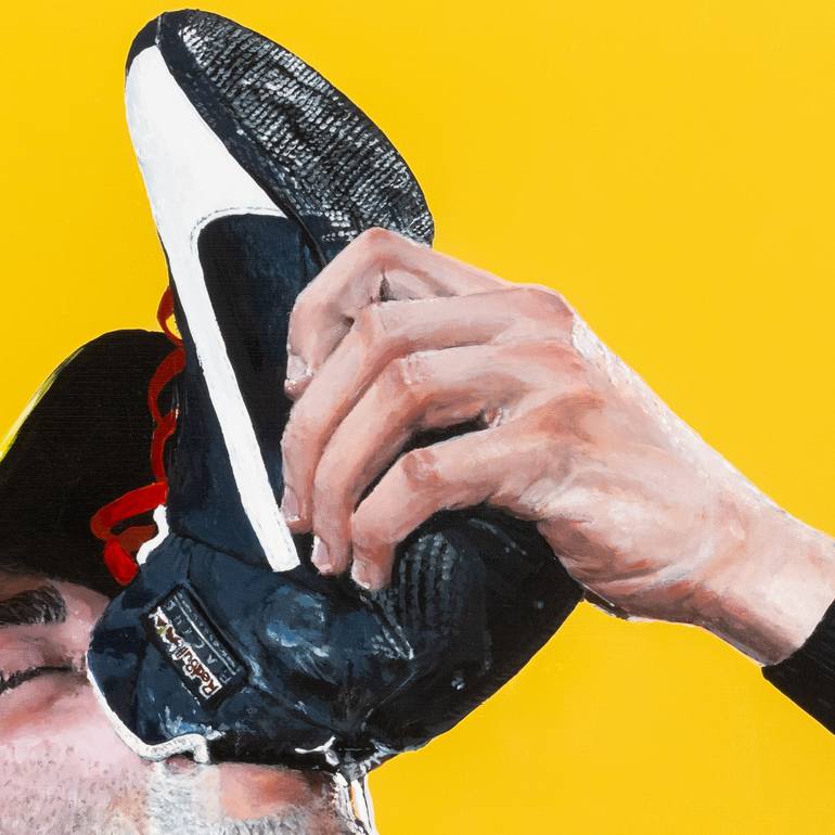 Original Abstract Sports Painting by James Stevens