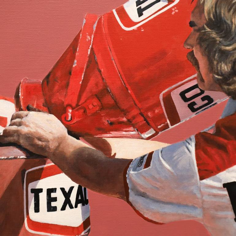 Original Abstract Sports Painting by James Stevens