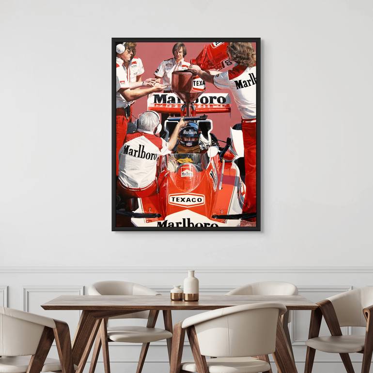 Original Abstract Sports Painting by James Stevens