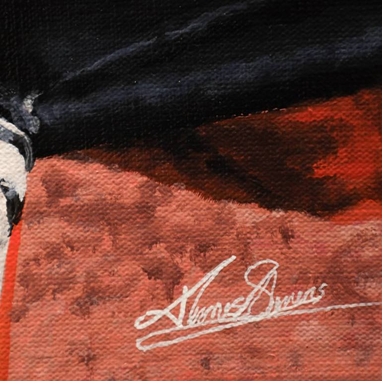 Original Abstract Sports Painting by James Stevens