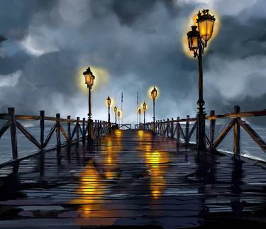 Original Contemporary Seascape Digital by Korni Kabra