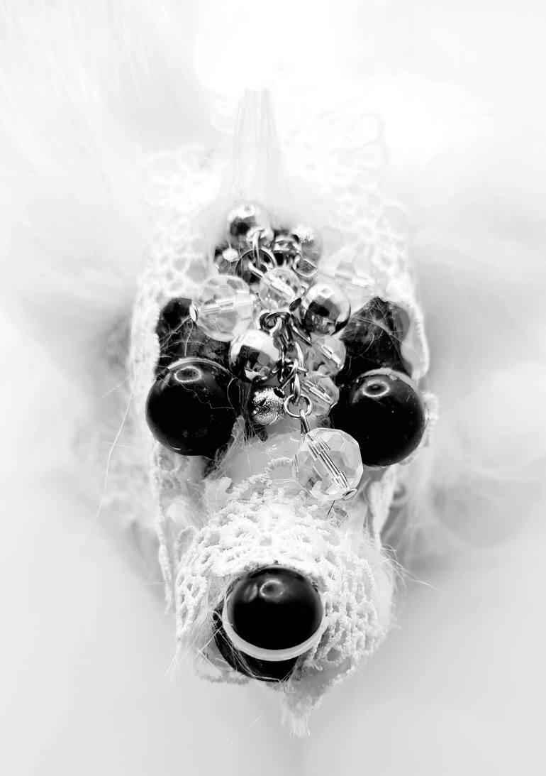 Original Pop Art Dogs Sculpture by Tatiana Efremova