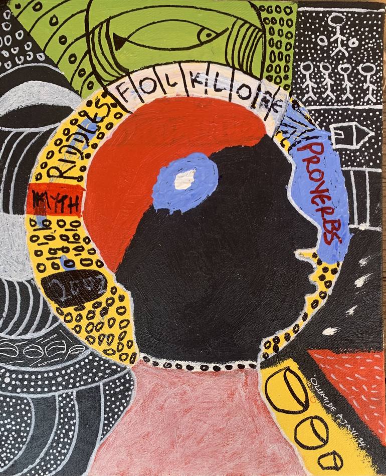 Print of Abstract Expressionism Abstract Paintings by Olumide Ajayi