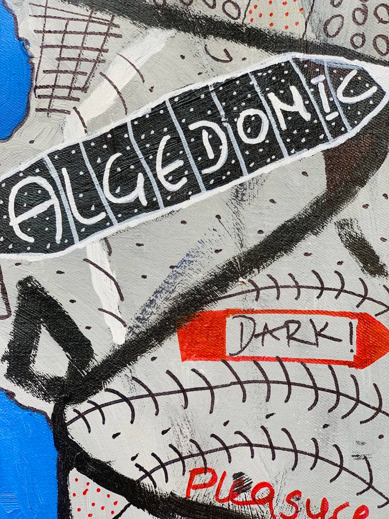 Original Abstract Expressionism People Painting by Olumide Ajayi