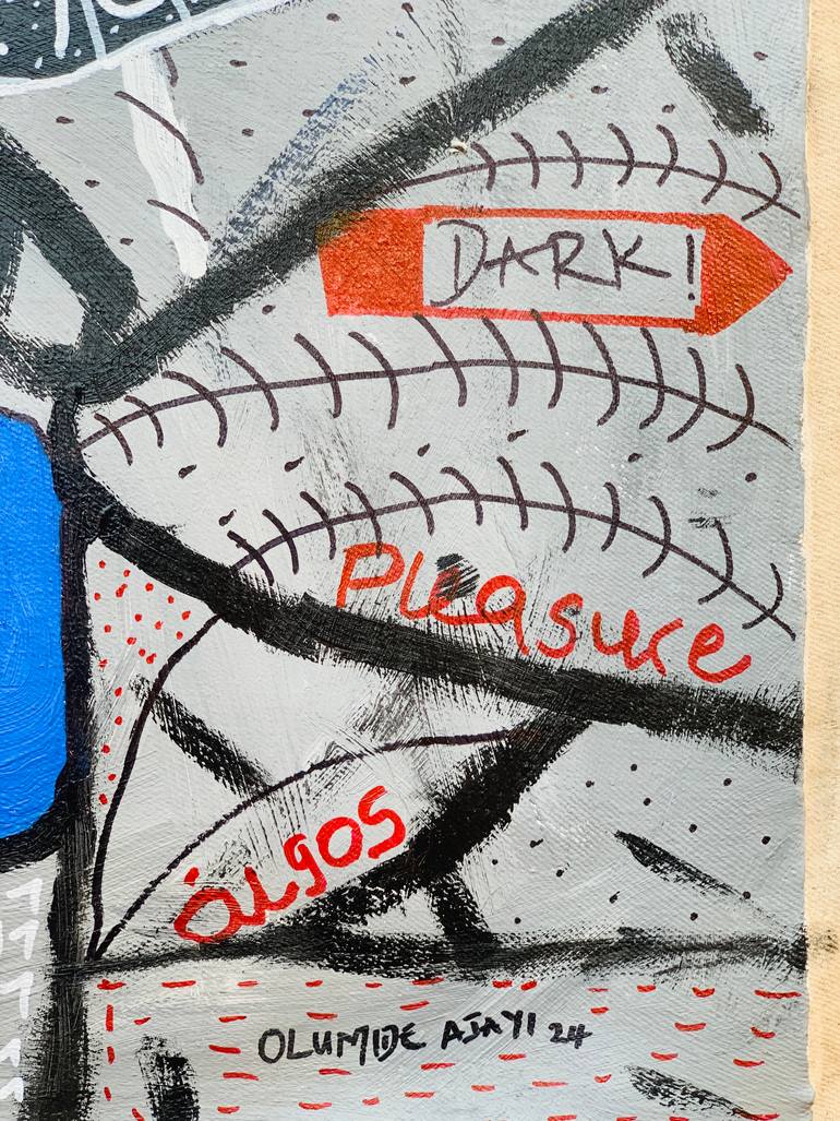 Original Abstract Expressionism People Painting by Olumide Ajayi