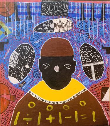 Original Abstract People Paintings by Olumide Ajayi