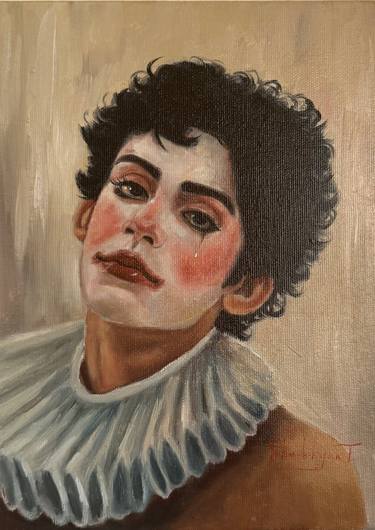 Original Classicism People Paintings by Tamara Khachikyan