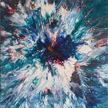 Original Color Field Painting Outer Space Paintings by Kateryna Lastovetska