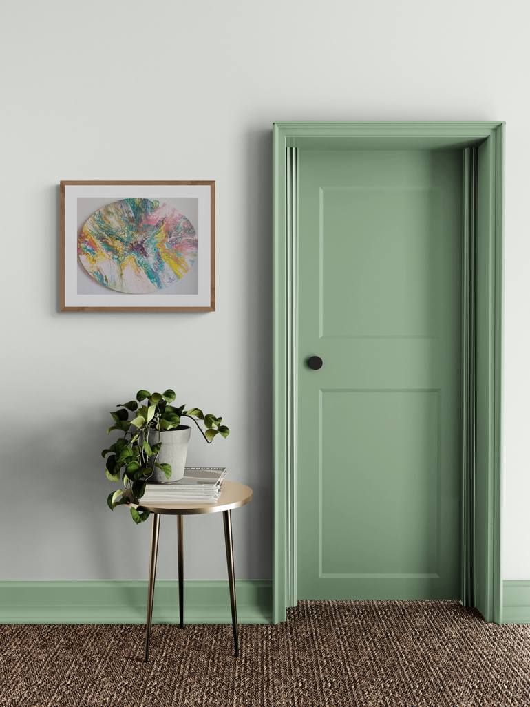 Original Color Field Painting Abstract Painting by Kateryna Lastovetska