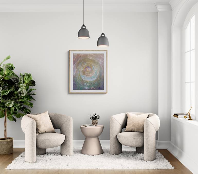Original Symbolism Abstract Painting by Kateryna Lastovetska