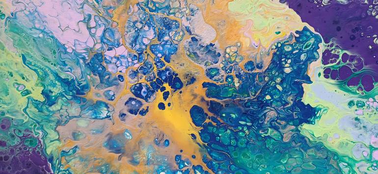 Original Color Field Painting Abstract Painting by Kateryna Lastovetska