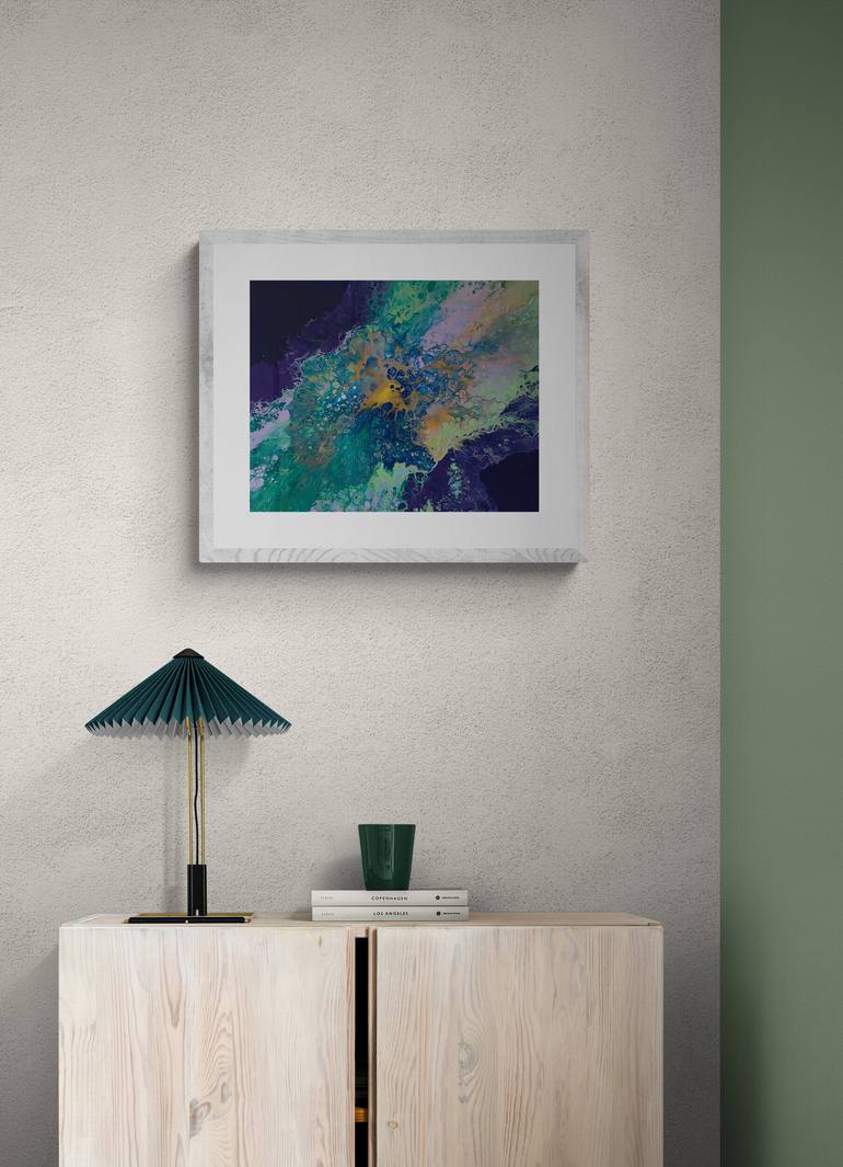 Original Color Field Painting Abstract Painting by Kateryna Lastovetska