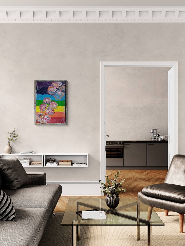 Original Symbolism Abstract Painting by Kateryna Lastovetska