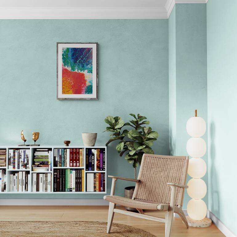Original Symbolism Abstract Painting by Kateryna Lastovetska