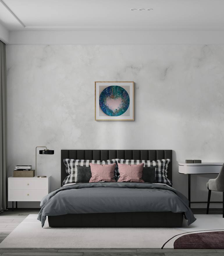 Original Abstract Love Painting by Kateryna Lastovetska