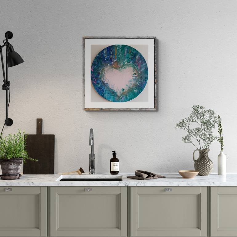 Original Abstract Love Painting by Kateryna Lastovetska