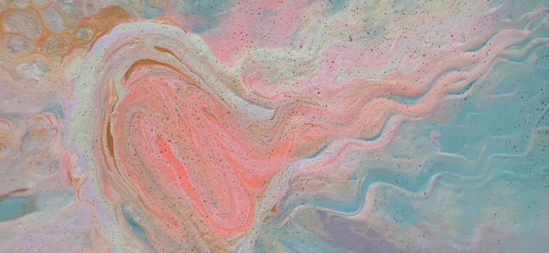 Original Color Field Painting Water Painting by Kateryna Lastovetska