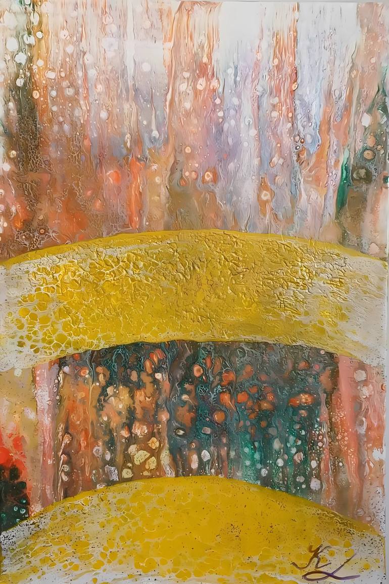 Print of Contemporary Outer Space Paintings by Kateryna Lastovetska