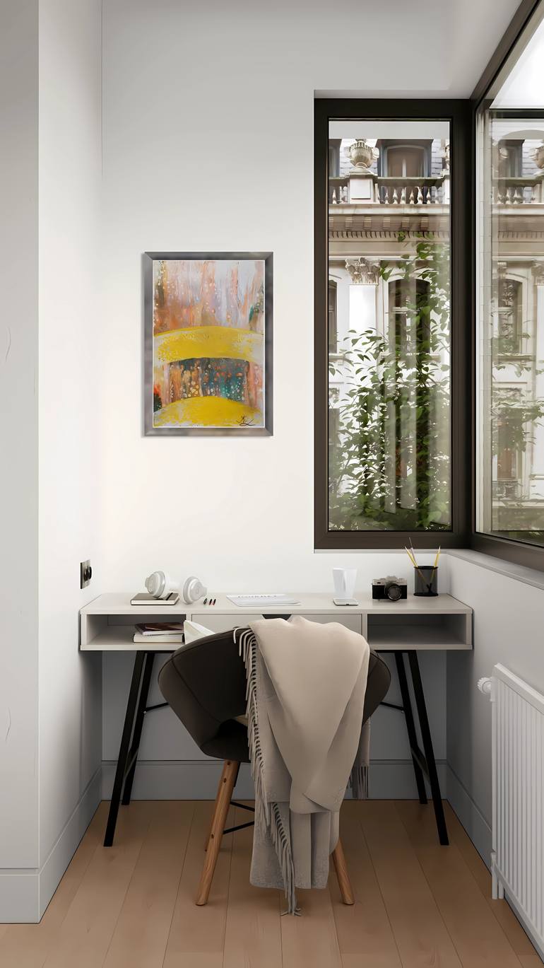 Original Contemporary Outer Space Painting by Kateryna Lastovetska
