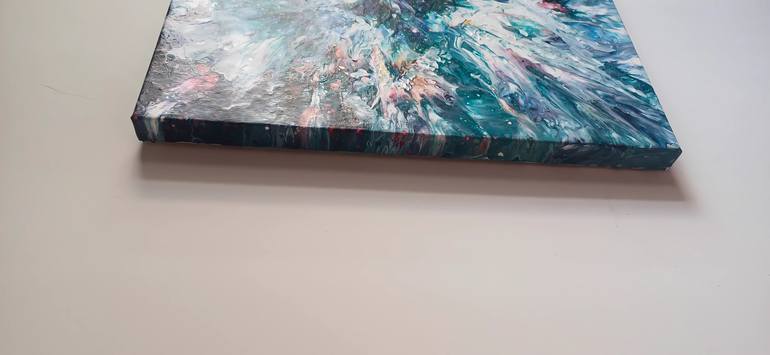 Original Color Field Painting Outer Space Painting by Kateryna Lastovetska